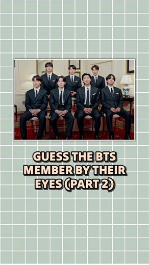 Guess the BTS Member by Their Eyes - Part 2 🤯 #kpop #bts #army #btsarmy