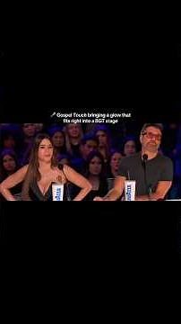 🎤 Gospel Touch bringing a glow that fits right into a BGT stage. A moment that truly shines #bgt