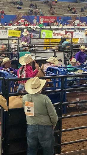 At Lazy E Arena — National Little Britches Rodeo Association "NLBRA" Chloe White laid down a time of 4.04 in yesterday’s Senior Girl Breakaway 2nd Go after Perf 5. #itscooltobecowgirl #nlbra | Western Horseman