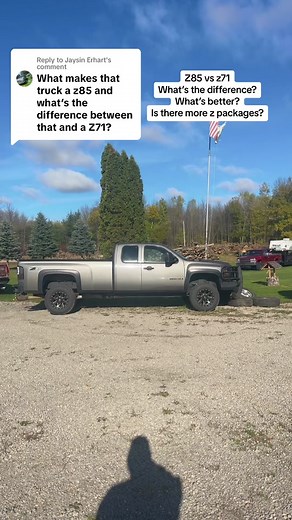 Replying to @Jaysin Erhart z71 vs z85 but what about z82???? #chevy #gmc #gm #gmt #gmt900 #z71 #z85 #z82 #rpo #rpocodes #code #rpocode #codes