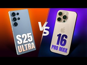 VERY CAREFUL COMPARISON Galaxy S25 Ultra vs. iPhone 16 Pro Max: 2 DIVIDED PATHS!