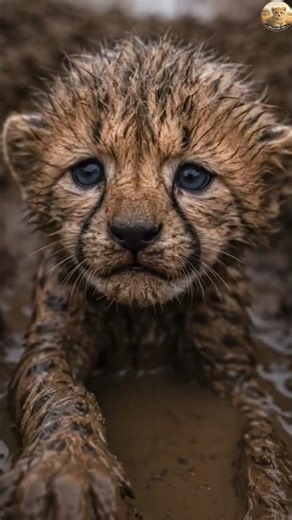 Mother Cheetah Saves Her Baby From Deep Mud 🐆❤️