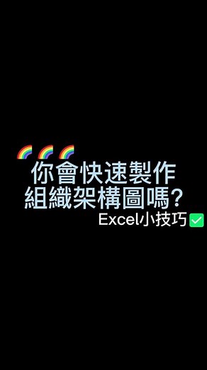 快速製作Excel組織架構圖的技巧