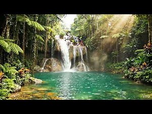 8 HOURS of Relaxing Waterfall Sounds 💧 Attract Abundance & Opulence While You Sleep