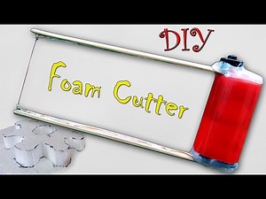 How to make a Foam Cutter with easy Change Battery