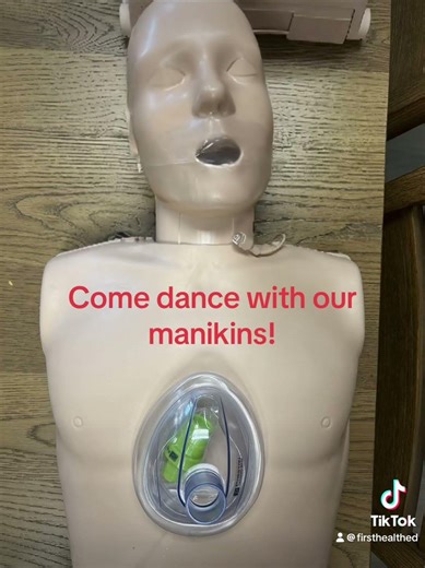 Come dance with our manikins! #cprclasses #bls #cprtraining #cprsaveslives