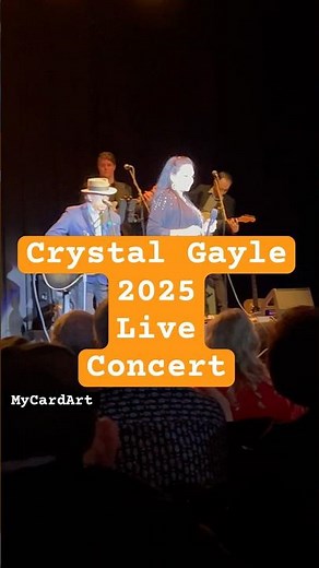 Crystal Gayle in concert at age 74 #noagelimit #livemusic #longhair