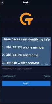 Migration process for recover old fund in Cotps