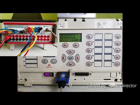 L336i Protection Relay Test Set test P442 by Powertest software with relay template file.