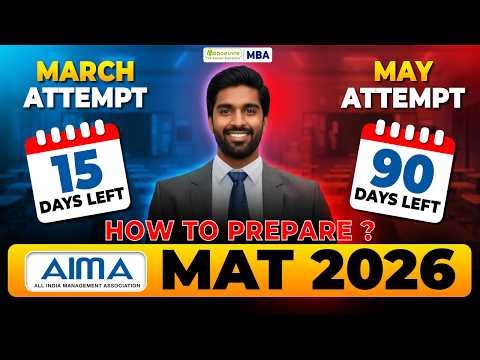 How To Prepare For MAT in MARCH & MAY 2026 | Exam Timeline | Syllabus | Top Colleges
