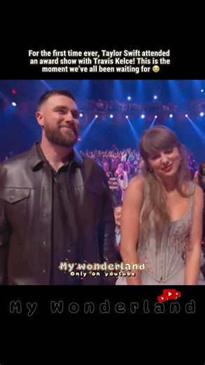 Taylor Swift & Travis Kelce Attend Awards Together for the First Time! #taylorswift #traviskelce