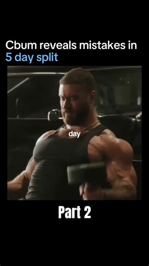 Cbum ultimate 5-days training split #cbum #bodybuilding #fitnesstips #trainingsplit
