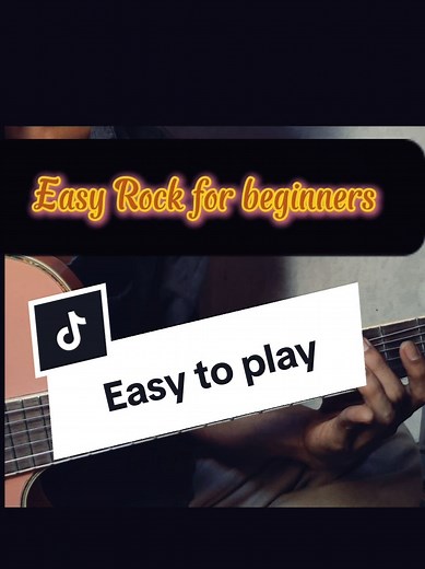 You should try it, if your a beginner.🎸⭕ #guitar #guitarbeginner #guitartabs #easyguitar #fyp #zync #guitartutorial #rock @tiktok creators