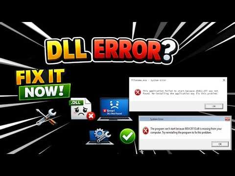 How To Fix Windows All Dll Errors