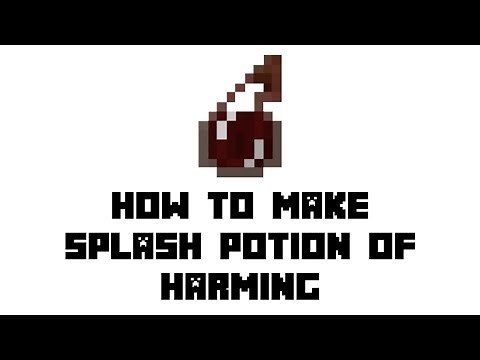 Minecraft Survival: How to Make Splash Potion of Harming