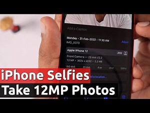 iPhone FRONT CAMERA Takes 7MP PHOTOS Instead of 12MP, WHY?
