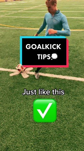 Try these simple tips to improve your goalkicks⚽️ Let me know what you want to see next🧤 #foryou #goalkicks #goalkeepertraining #hardworking