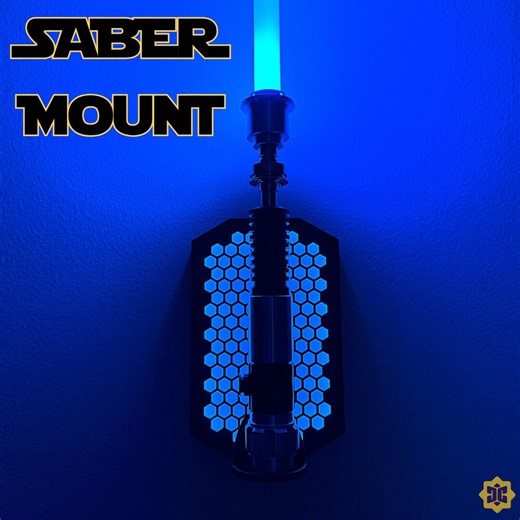 LED Lightsaber Wall Mount Display, Fits Savi’s Workshop & Legacy Sabers - Illuminated Saber Stand -galaxy’s Edge Display - USB, Easy Install - Etsy