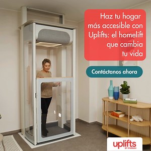 ✨ Descubre Uplifts: el ascensor compacto que transforma tu hogar. • Instalación rápida, sin obras • Para hasta 3 personas o un usuario de silla de ruedas • Transforma tu lar en un espacio moderno y accesible ✅ Convierte tu casa en un hogar accesible y único. ¡Descúbrelo! | Stannah España