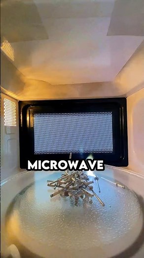 Why does metal spark inside a microwave?