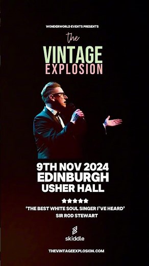 The Vintage Explosion live in Edinburgh 9th Nov 2024 #thevintageexplosion #edinburgh #usherhall