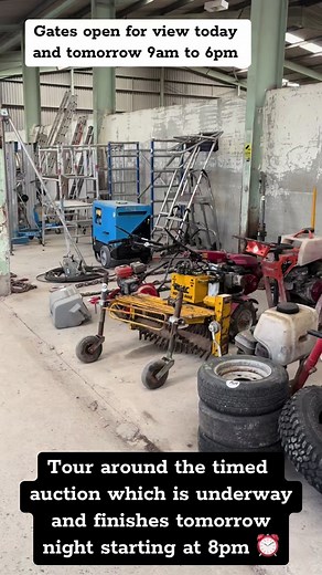 Lawnmower, Power Tools, and Farm Items Timed Auction - 250 Lots Available