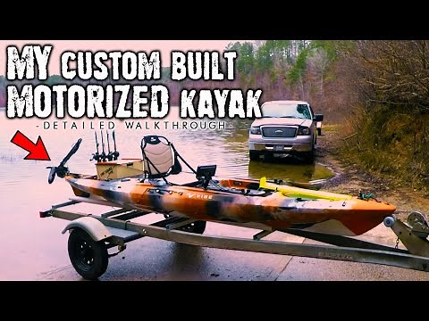 Custom built "Motorized" Kayak | 2019 | Detailed Walk-Though
