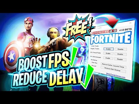 FREE Fortnite FPS Boost and Reduce Input Delay Tweaks