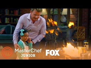 Kya's Pan Is On Fire | Season 4 Ep. 7 | MASTERCHEF JUNIOR