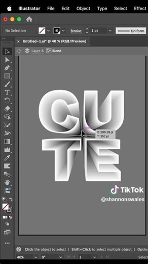 Text Effect in Adobe Illustrator