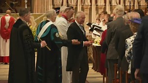 Charles presents Maundy money for first time as king