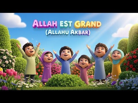 LA CHANSON D’ALLAH EST GRAND (ALLAHU AKBAR) 🌙 | Chanson islamique joyeuse pour enfants