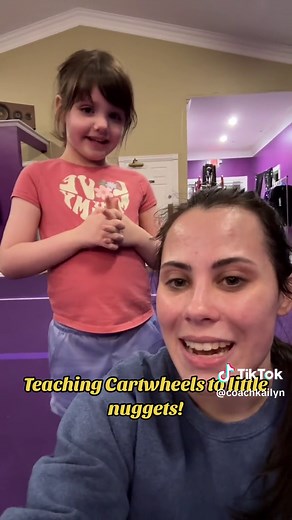 5 steps to teach a cartwheel! #gymnasticscoach #cheercoach #preschoolgymnastics #cartwheel #babygymnast