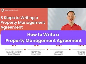How to Write a Property Management Agreement [8 EASY steps]