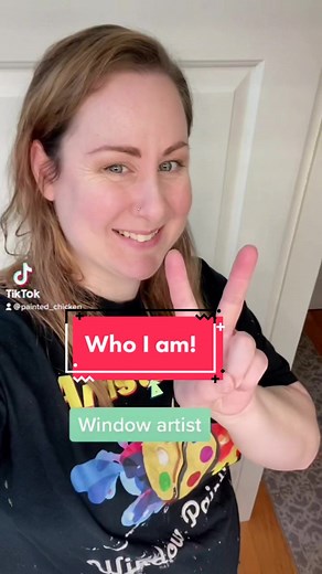 Window painting/ traditional artist! #art #artist #windowpainting #windowpainter #businessowner #procreate #entrepreneur