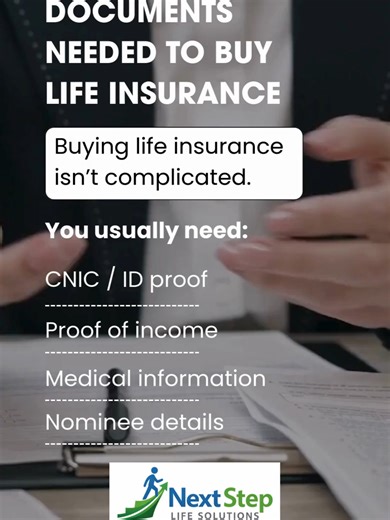 Documents Needed to Buy Life Insurance Getting started is usually straightforward. Most applications require basic identification, contact information, and general background details to help determine eligibility and coverage options. Simple process. Clear guidance. No pressure. 💬 Comment “INFO” to learn more 📞 Call/Text: 909-452-5043 🪪 CA Life Insurance Agent #4348315 #LifeInsuranceBasics #InsuranceEducation #SimplePlanning #FinancialAwareness #FamilyProtection #CaliforniaAgent #LifeInsuranc