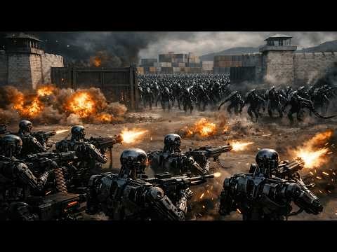 4,000,000 XENOMORPHS vs 544 TERMINATORS — SKYNET BASES FALL?! [4k]