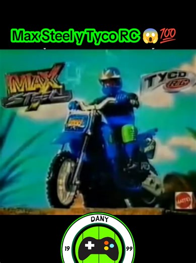 Max Steel con Tyco RC 💯 #maxsteel #juguetesolvidados #jugueteria #tyco #motorcycle