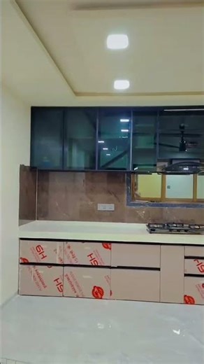home modular kitchen new design wood work #interiordesign
