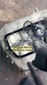 Acura RDX knock sensor replacement