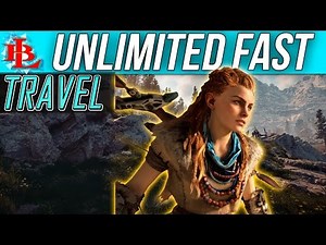 Horizon Zero Dawn UNLIMITED FAST TRAVEL - How to Get the Golden Fast Travel Pack