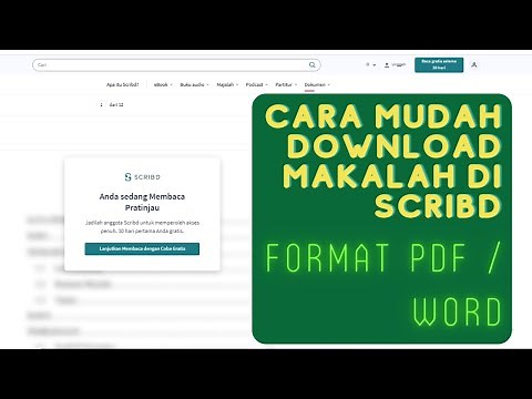 EASY WAY TO DOWNLOAD PAPERS ON SCRIBD, PDF / WORD FORMAT