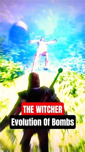 Evolution of Bombs in The Witcher #shorts #thewitcher