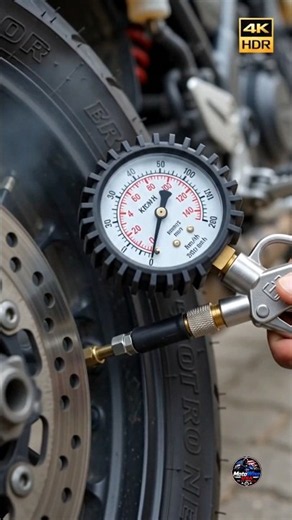 Low Motorcycle Tire Pressure? This Could Be Dangerous! 🏍️