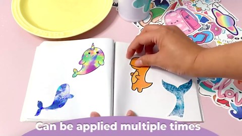 100pcs Y2k Holographic Aesthetic Stickers Pack,Preppy Waterproof Vinyl Decals for Water Bottle,Cup,Laptop,Scrapbook,Skateboard,Luggage,Phone,Bike.Cute Gifts for Kids, Girls, Teens, Boys