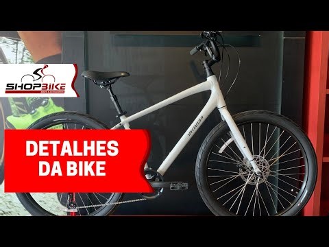 Bicicleta Specialized Roll 3.0 Aro 650B Microshift 8v Cinza e Preto