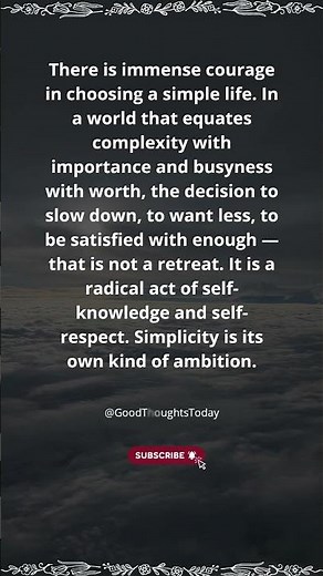 Simple Life - Complicated Success #lifelessons #mindset