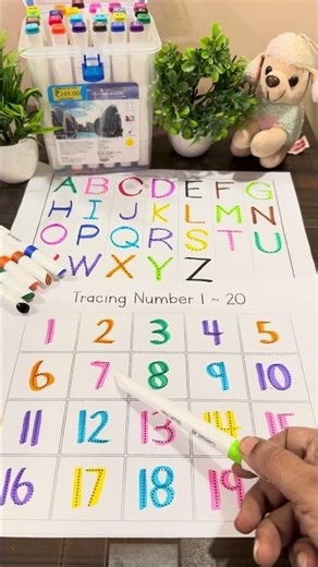 Counting 12345 #abcd #learning #abcteaching #abcdsong #kidslearning #abcs #preschool