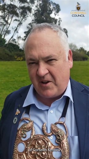 2.1K views · 21 reactions | 〓〓 Cornwall's language is such an important part of our cultural identity. Pol Hodge, Grand Bard of Gorsedh Kernow, has shared this video message commemorating the 10th anniversary of the Cornish people being recognised as a national minority. | Cornwall Council | Facebook