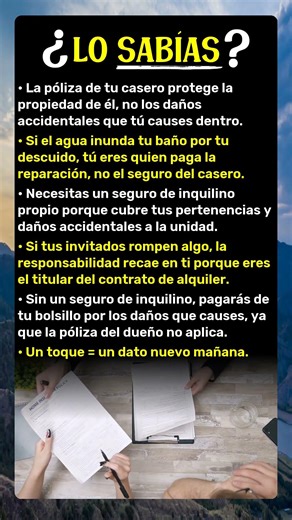 El Seguro de Alquiler No Cubre Daños que Tú Causas